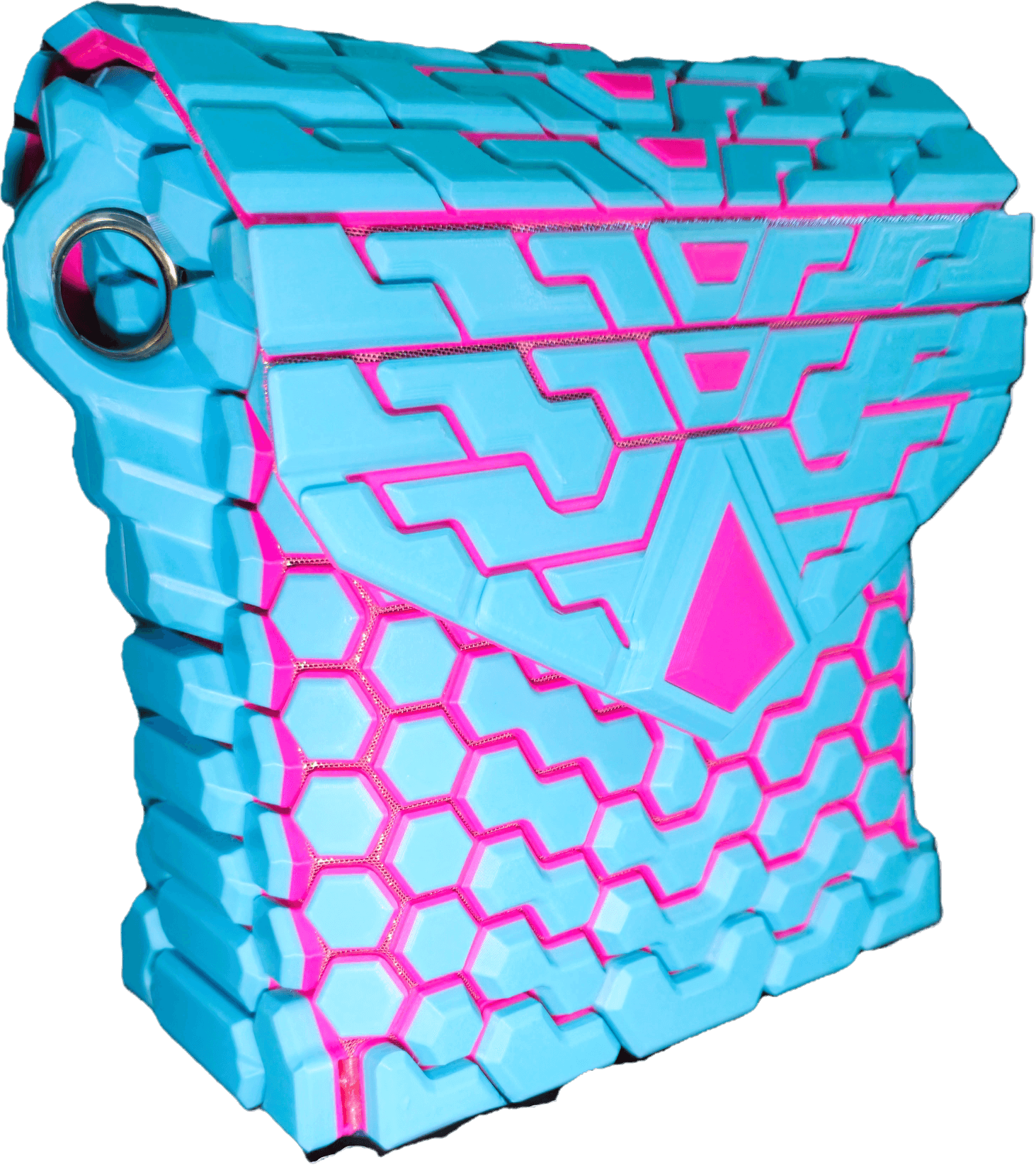 VAPOR-HAZE — Baby Blue / Candy Pink — 3D printed sculptural bag by Variable Objects